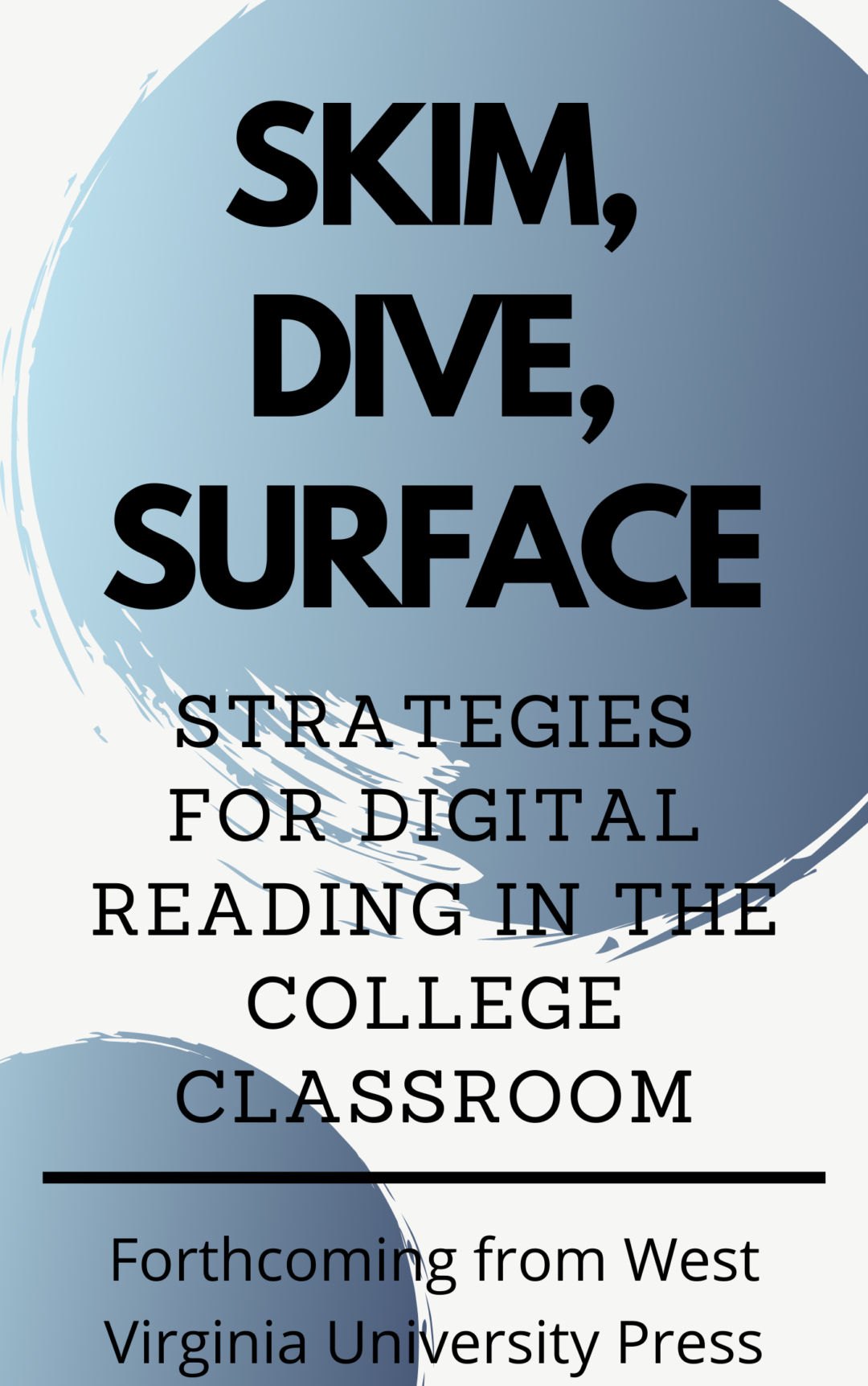 Blue and Orange Graphic Design Book Cover | Jenae Cohn